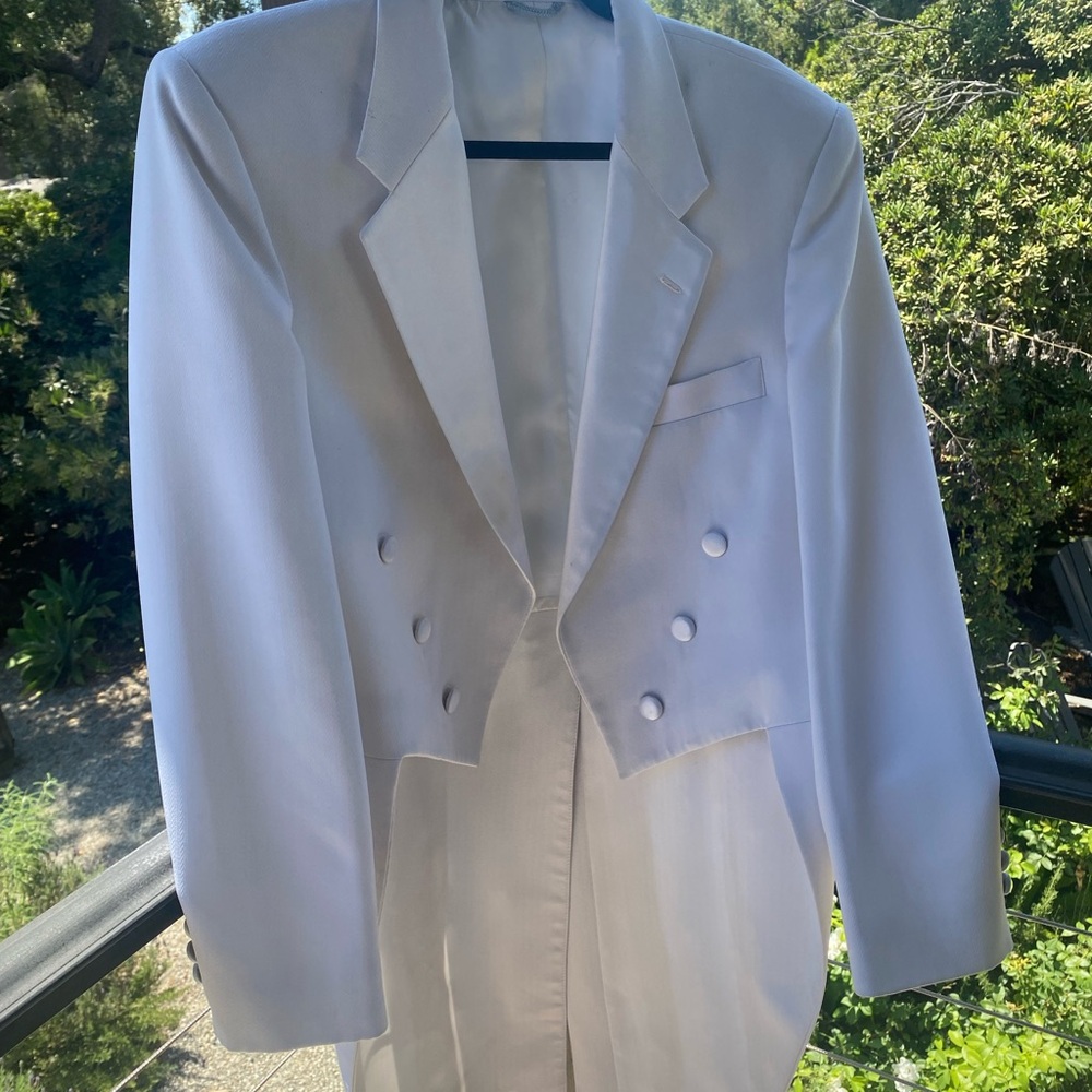 Dior Classic White Tuxedo Jacket